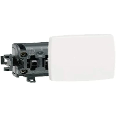 Image de Poussoir appareillage saillie composable 6 A blanc