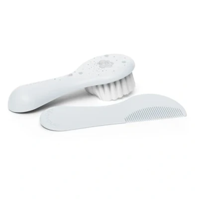 Image de Suavinex, Brosse et Peigne pour Bébés, Idéal Nouveau nés, Bébé en Fibres Denses Douces, aux Bouts Arrondis, Sans Tirer, Respecte le Cuir Chevelu, Vert