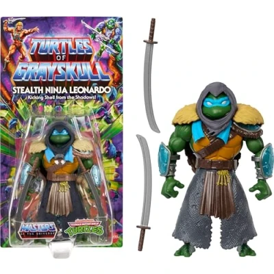 Image de Masters of the Universe Origins Tortues du Château des Ombres Figurines articulées, Personnages issus de l&#039;Association Maîtres l&#039;univers et Ninja, HTH17