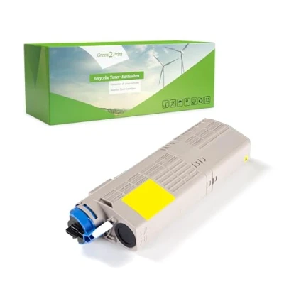 Image de Green2Print Toner Jaune 6000 Pages remplace OKI 46490621 pour ES5432, ES5432DN, ES5442, ES5442DN, ES5463, ES5463DNMFP, ES5473MFP, ES5473