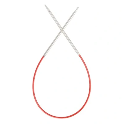 Image de ChiaoGoo Knit Red (23 cm, 3,50 mm) Aiguille Circulaire 1 unité