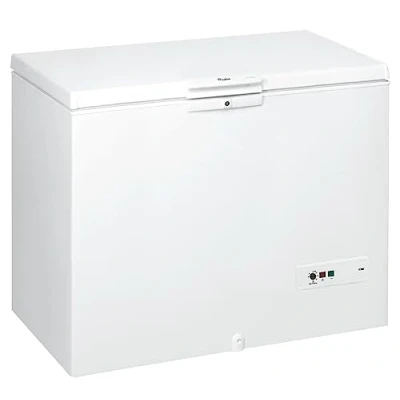 Image de Congélateur coffre Whirlpool WHM39112 Froid statique / 390 litres Blanc A++ Pose libre Super isolé