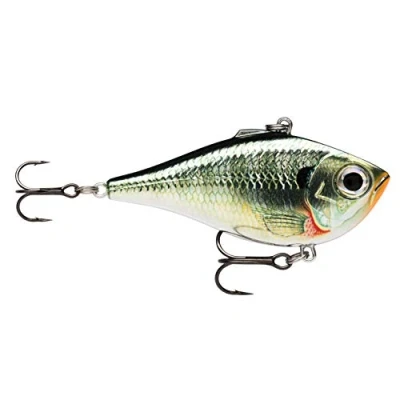 Image de Rapala Leurre de Pêche Rippin’ Rap Matériel Corps Fin et sans Bavette d&#039;eau Douce Profondeur Nage Variable 7cm / 24g Fabriqué en Estonie Chrome Bluegill Adulte Unisexe, Multicolore, Standard
