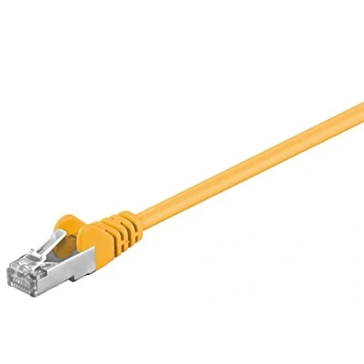 Image de Goobay 50164 câble de réseau Jaune 0,5 m Cat5e F/UTP (FTP) Neuf
