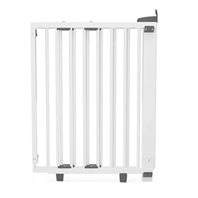 Image de Geuther 2732+ Protection de porte pivotante Plage réglage: 58 cm 105 Certifié TÜV/GS A percer Barrière bébé haute Réglable Serrure sécurité Blanc