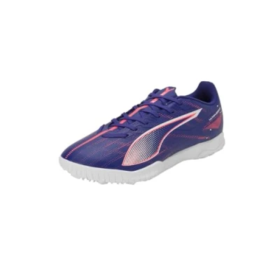 Image de Puma Ultra 5 PLAY Chaussures de foot multicrampons, Homme, Taille: 40.5, Lapis lazuli/white/sunset glow Tissu / matière synthétique