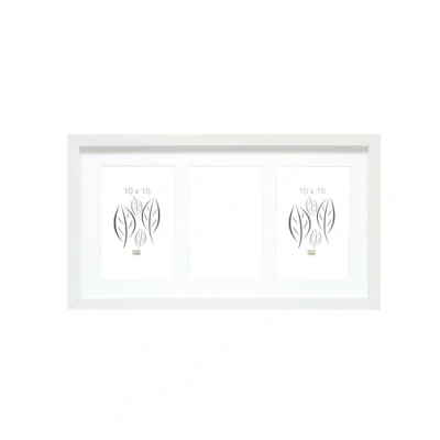 Image de Deknudt Frames S66KA6 Cadre Photo pour 3 Photos Vertical Blanc 10 x 15 cm