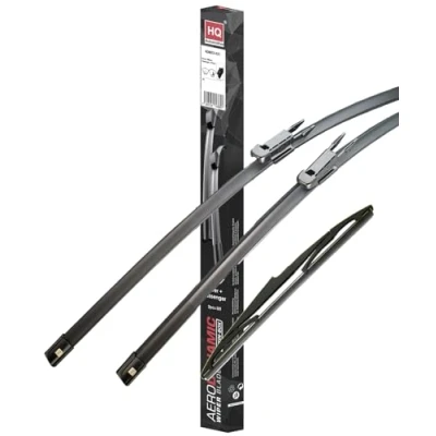 Image de HQ Automotive Kit de balais d&#039;essuie glace avant et arrière pour Opel Corsa E (2014 2019) Ad61 623Hq12E