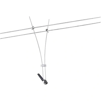 Image de Paulmann 9711229 Système de câbles Light&amp;Easy Spot Comet, max. 1x50W, GU5,3 Chrome, 12V, Métal