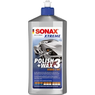 Image de SONAX XTREME Polish+Wax 3 (500 ml) pour les surfaces peintes ternes, abîmées et ayant subi des intempéries Réf: 02022000