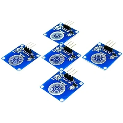 Image de AZDelivery 5 x TTP223B Capteur Tactile capacitif numérique Module de Commutation Compatible avec Arduino et Raspberry Pi y Compris Un eBook