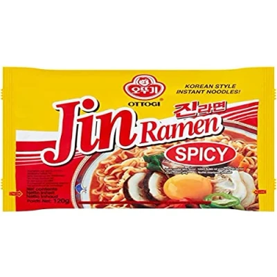 Image de JIN Ramen (HOT) : Nouilles Piquantes Ottogi 120g