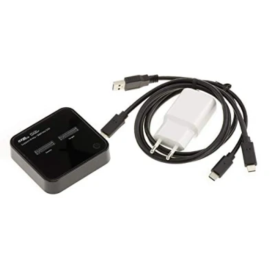 Image de Docking Station. Dock pour 2 SSD M2 NGFF NVMe PCIe Liaison USB3.2 Gen2 10GB avec Fonction CLONAGE