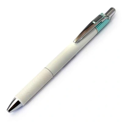 Image de Pentel EnerGel Clena BLN73LK A Stylo à encre gel liquide rétractable, pointe aiguille de 0,3 mm, noire, corps vert menthe