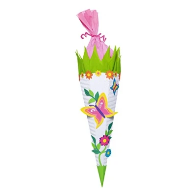 Image de Ursus Cornets Scolaires hexagonaux à confectionner soi même 68 cm, Coloré