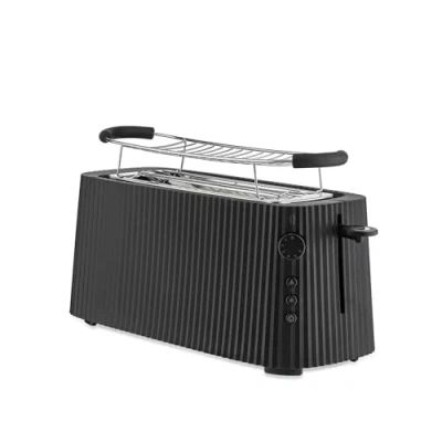 Image de Alessi Toaster Plisse Black 1700 W MDL15 B by Michele De Lucchi