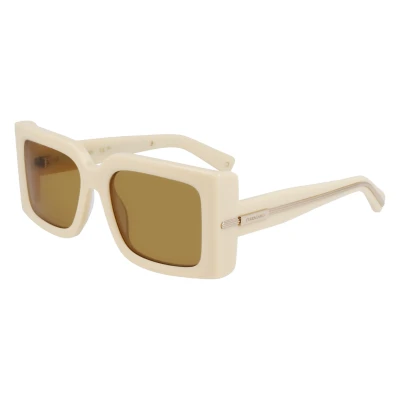 Image de Ferragamo Lunettes de soleil, Femme, Taille: One Size, Beige