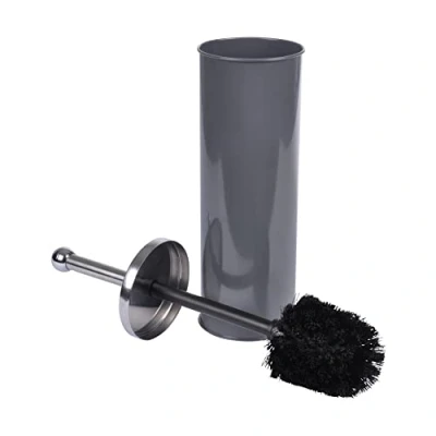 Image de douceur d&#039;intérieur, Brosse Wc (Diamètre 9.5 x 37 cm) Métalia Anthracite, Métal
