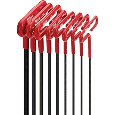 Image de Eklind 53168 Lot de 8 clés Allen hexagonales avec poignée rembourrée SAE 3/32 1/4 (tige 15,2 cm)