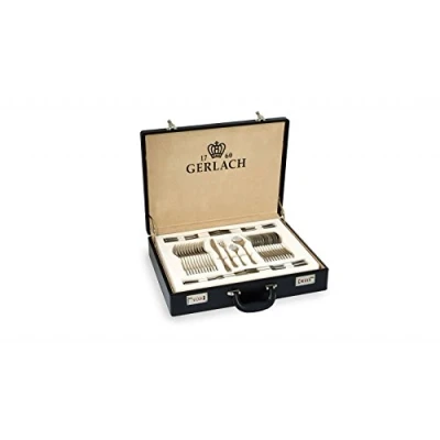 Image de Gerlach Un ensemble de couverts dans une valise élégante 68 pcs Valor 18/10 Steel