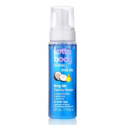 Image de Lottabody, Wrap Me, Foaming Mousse with Coconut and Shea Oils, 7 fl oz (207 ml)