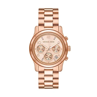 Image de Michael Kors Runway Montre à aiguilles, Femme, Taille: One Size, Rosegold