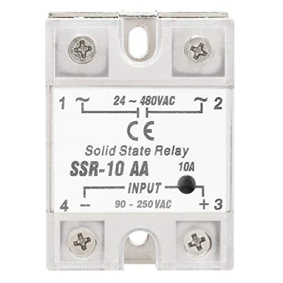 Image de Relais à semiconducteurs pour l&#039;éclairage aérospatial SSR 10 AA 10A Entrée 90 250V AC Sortie 24 480V