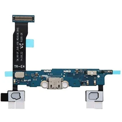 Image de OnlyTech Nappe connecteur de Charge Compatible avec Le Samsung Galaxy Note 4 N910F Pièce détachée Interne Comprenant USB, Micro, Bouton Home, Les Touches tactiles et l&#039;antenne