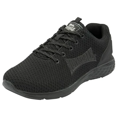 Image de Lonsdale Homme Silwick Chaussure de Course sur Route, Noir uni, 46.5 EU