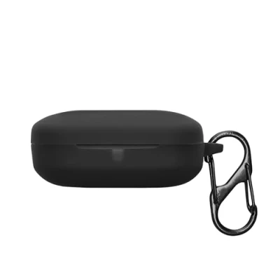 Image de kwmobile Housse pour écouteurs Compatible avec OnePlus Buds 3 Coque de Protection en Silicone Noir
