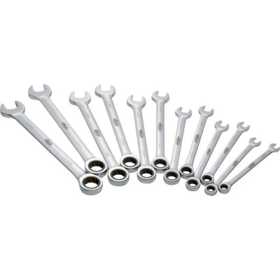 Image de VIGOR V1031 Kit de clés à fourche et polygonale cliquet 72 12 Chasse goupilles