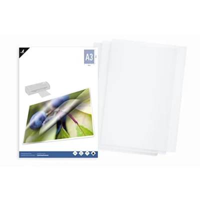 Image de Kangaro Lot de 100 feuilles plastification A3 303 x 426 mm 80 microns