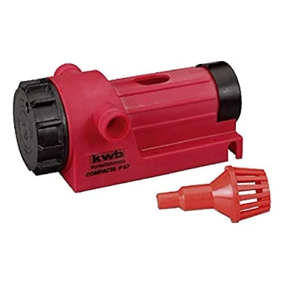 Image de kwb Pompe Compacta P57 pour perceuse 3000 l/h, auto amorçante avec filtre d&#039;aspiration, raccord fileté R 3/4&#039;&#039;, p. adaptateur de tuyau 1/2 et 3/4 pouce, Made in Germany
