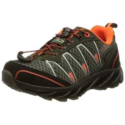 Image de CMP Kids ALTAK Trail Shoes WP 2.0 Chaussure de Course sur Sentier, Militare F.Orange, 25 EU