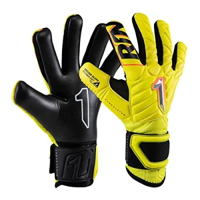 Image de Rinat Gants de Gardien But Meta GK Alpha Jaune Adulte Unisexe Taille 8