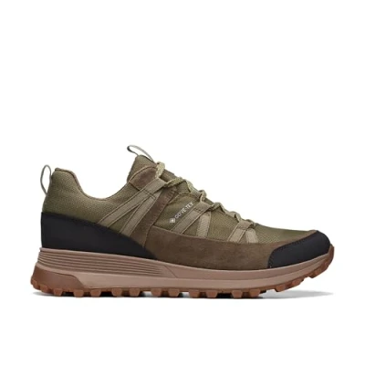 Image de Clarks ATL Trek Run Gore Tex Chaussures en Textile Vert Taille 42, Vert, 44 EU