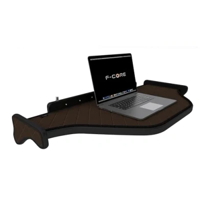 Image de F CORE Tablettes Tableau de Bord Camion compatibilité pour DAF XF 106 01.14 Centrale Panneau LED Marron
