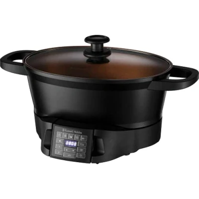 Image de Russell Hobbs Mijoteur Electrique [8 en 1 Polyvalent] Good to Go (Rôtir, Cuisson lente, à vapeur, sous vide, ébullition, mijoter, cuiseur de riz , 6,5L, Economie d&#039;énergie, Commande amovible) 28270 56