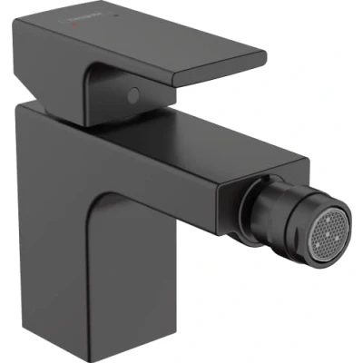 Image de hansgrohe Vernis Shape Mitigeur de bidet avec tirette et vidage synthétique, noir mat, 71211670