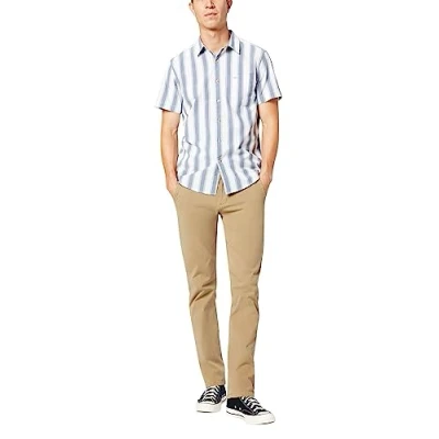 Image de Dockers Smart FLEX Alpha Pantalon classique, Homme, Taille: 30x32, New british khaki