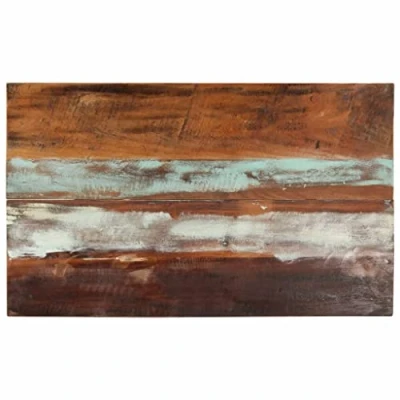 Image de vidaXL Dessus de Table Rectangulaire Remplacement Rechange Basse 60x100 cm 25 27 mm Bois Récupération