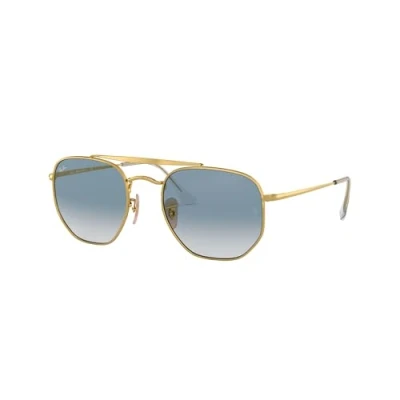 Image de Lunettes de soleil Ray ban Rb3648 the marshal col. 001/3f Unisexe Carré Or