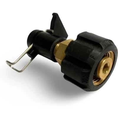 Image de M&amp;M Smartek Adaptateur haute pression pour nettoyeur compatible avec Kärcher, Black &amp; Decker, Nilfisk G1/4&quot; ou M22 IG (option B Black&amp;Decker/AR et IG)