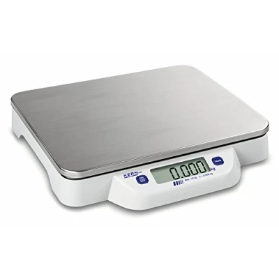 Image de Balance de Table [Kern Ecb 10K 3N] Plat, mobile, Simple, Plateau Pesée en Acier Inoxydable, Plage [Max] : 10 Kg, Précision D&#039;affichage [D] 5 g