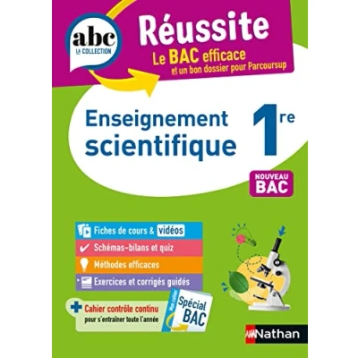 Image de Enseignement scientifique 1re ABC Réussite Bac 2024 Programme de première 2023 commun Cours, Méthode... Livre d’occasion
