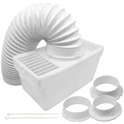 Image de Spares2go Kit de Boîte et Tuyau d&#039;évent Condenseur Compatible avec Indesit Sèche Linge