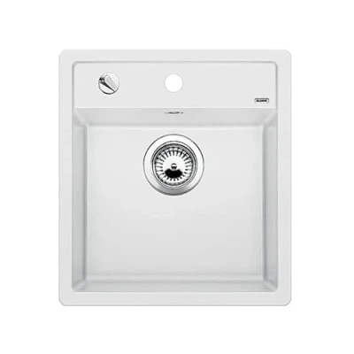 Image de BLANCO DALAGO 45 Évier au Design Moderne pour Sous meubles de cm large En Composite Granit SILGRANIT Blanc 517160