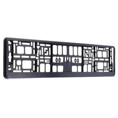 Image de Carmotion Porte Plaque d&#039;immatriculation Souple (PP/PS), Noir