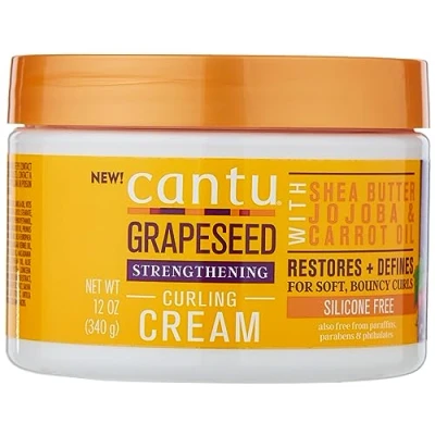 Image de grapeseed curling cream fortalecedora 340 gr, Cantu