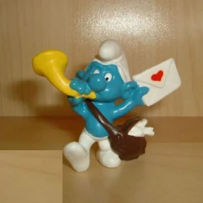 Image de The Smurfs PVC 20031 postman [parallel import goods]
